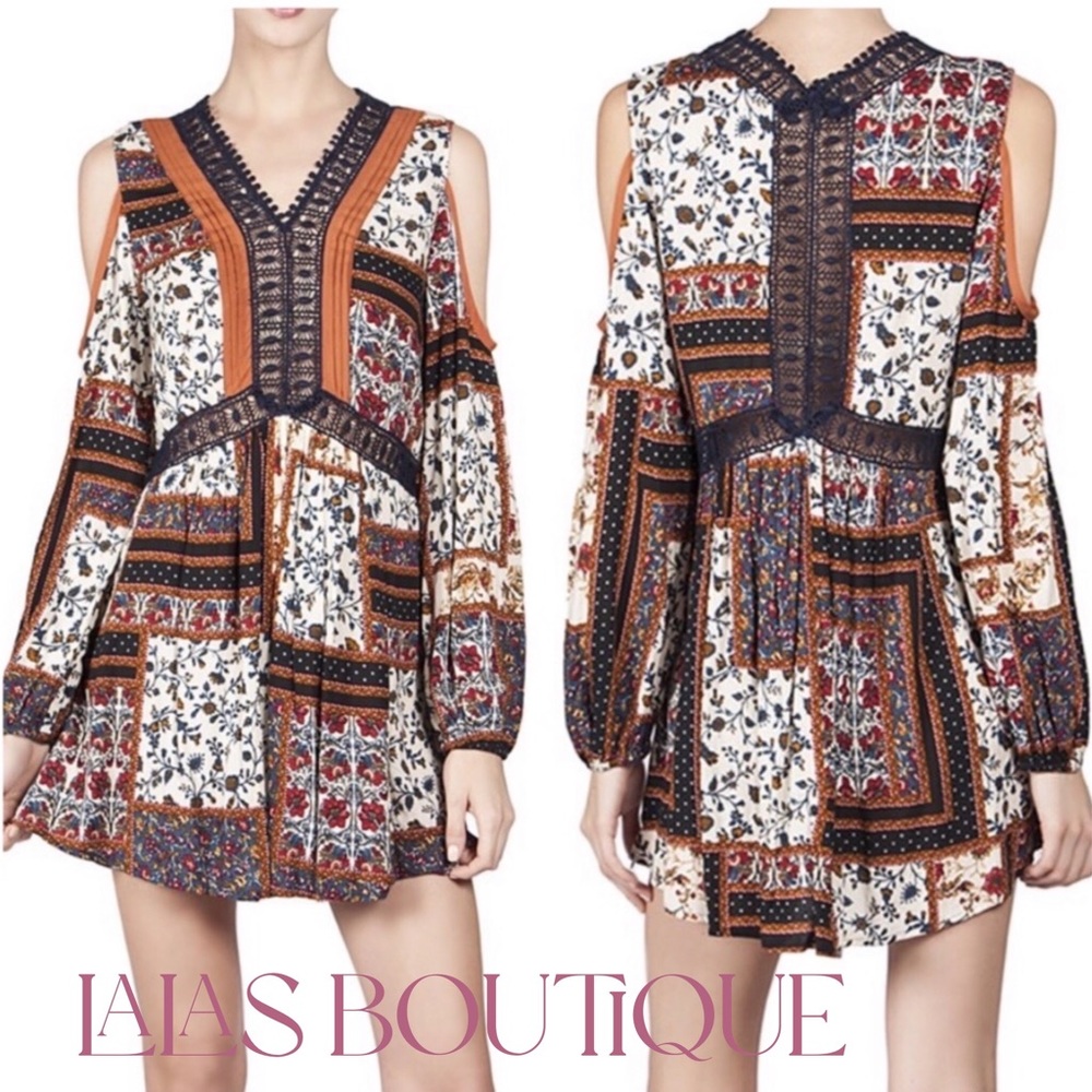 Ryu Bohemian Quilt Pattern Dress